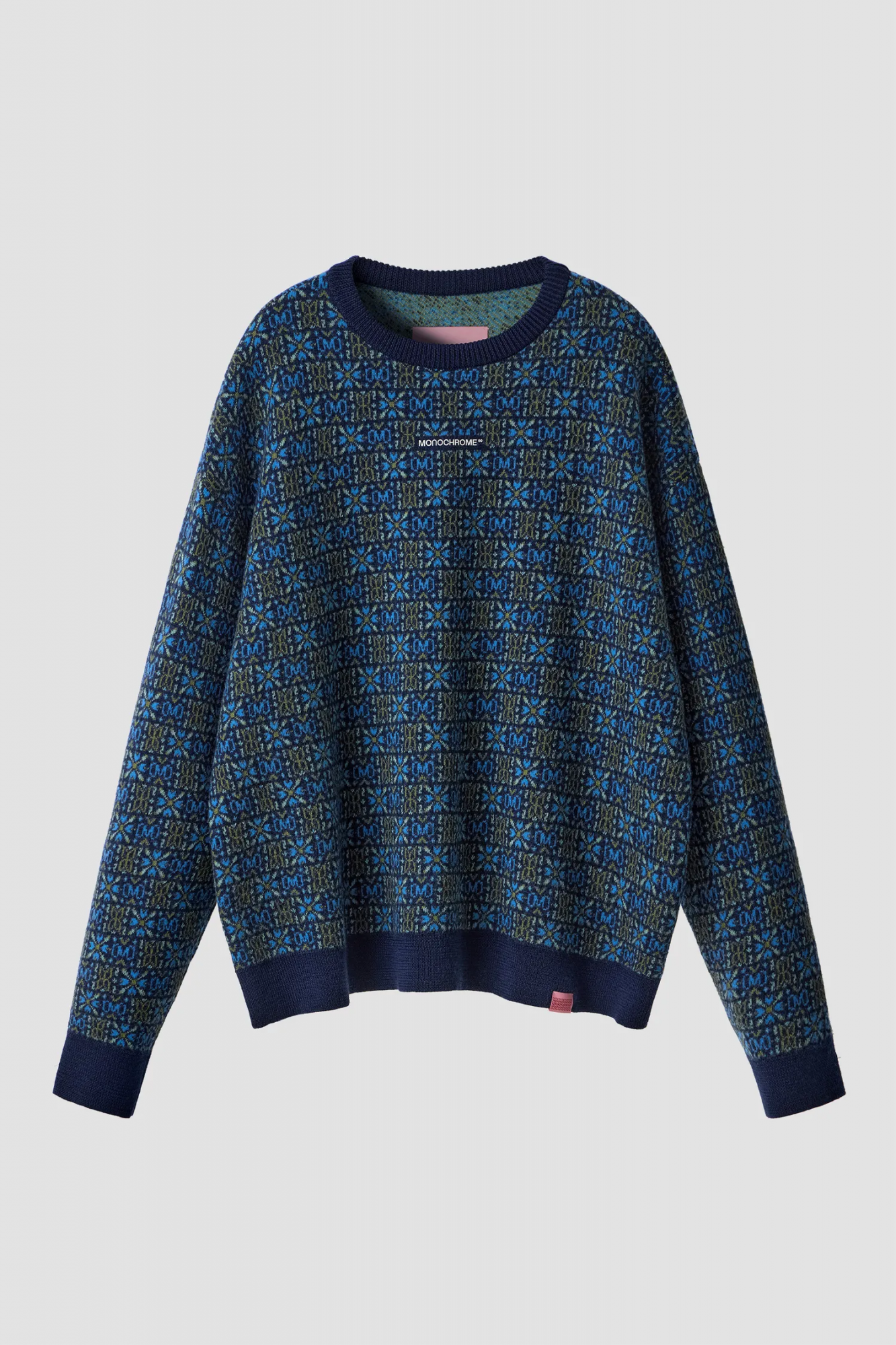 Джемпер SWEATER VILLAGE ORNAMENT SKYDIVE MONOCHROME