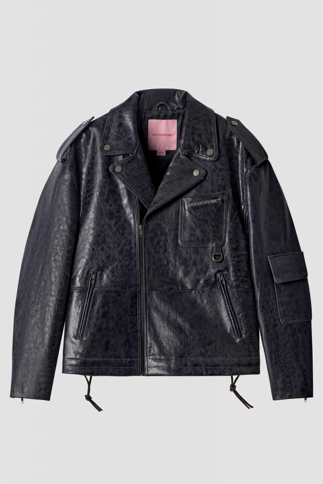 Куртка LEATHER JACKET ICON MONOCHROME
