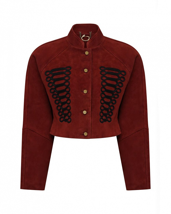 ЖАКЕТ SUEDE JACKET WITH EMRODIERY UGULWAN