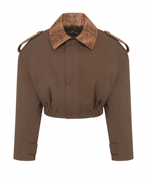 BOMBER JACKET PITON BROWN UGULWAN